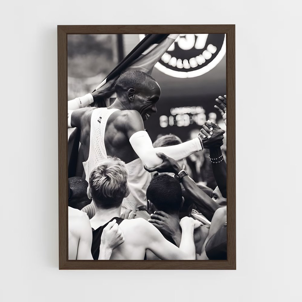 Poster L'Homme au Cœur de la Foule – affiche Athlétisme (vue 5)